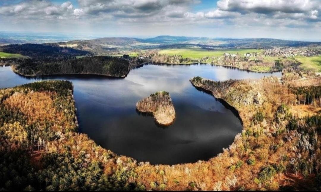 Luxusní Chata Sečanda v Železných horách u Sečské Přehrady Esterno foto